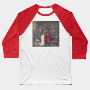 The Golden Key - John Bauer Baseball T-Shirt